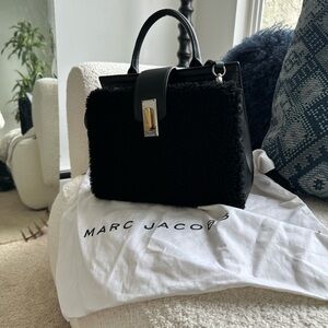 Marc Jacobs Black Textured Handbag